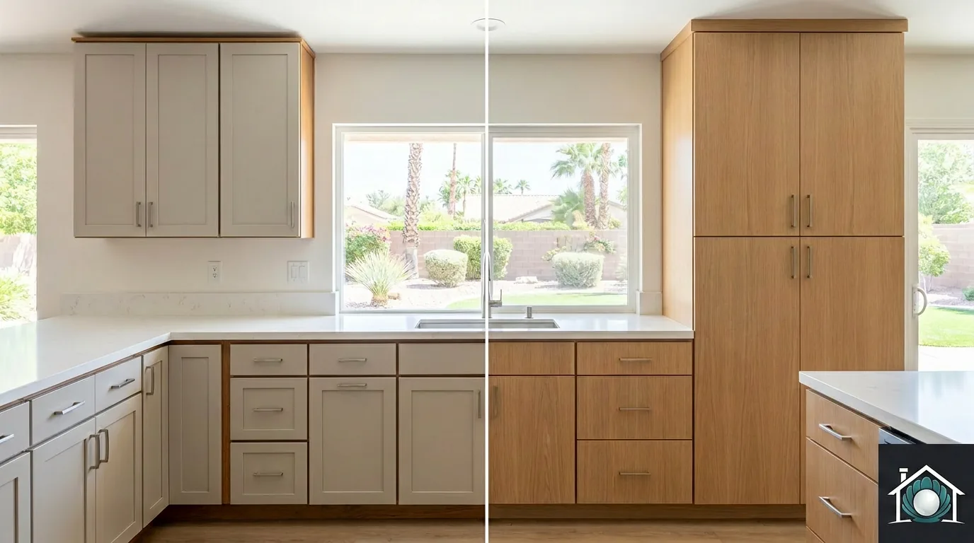 Cabinet Refacing vs Full Replacement - Which Saves Green Valley Homeowners More
