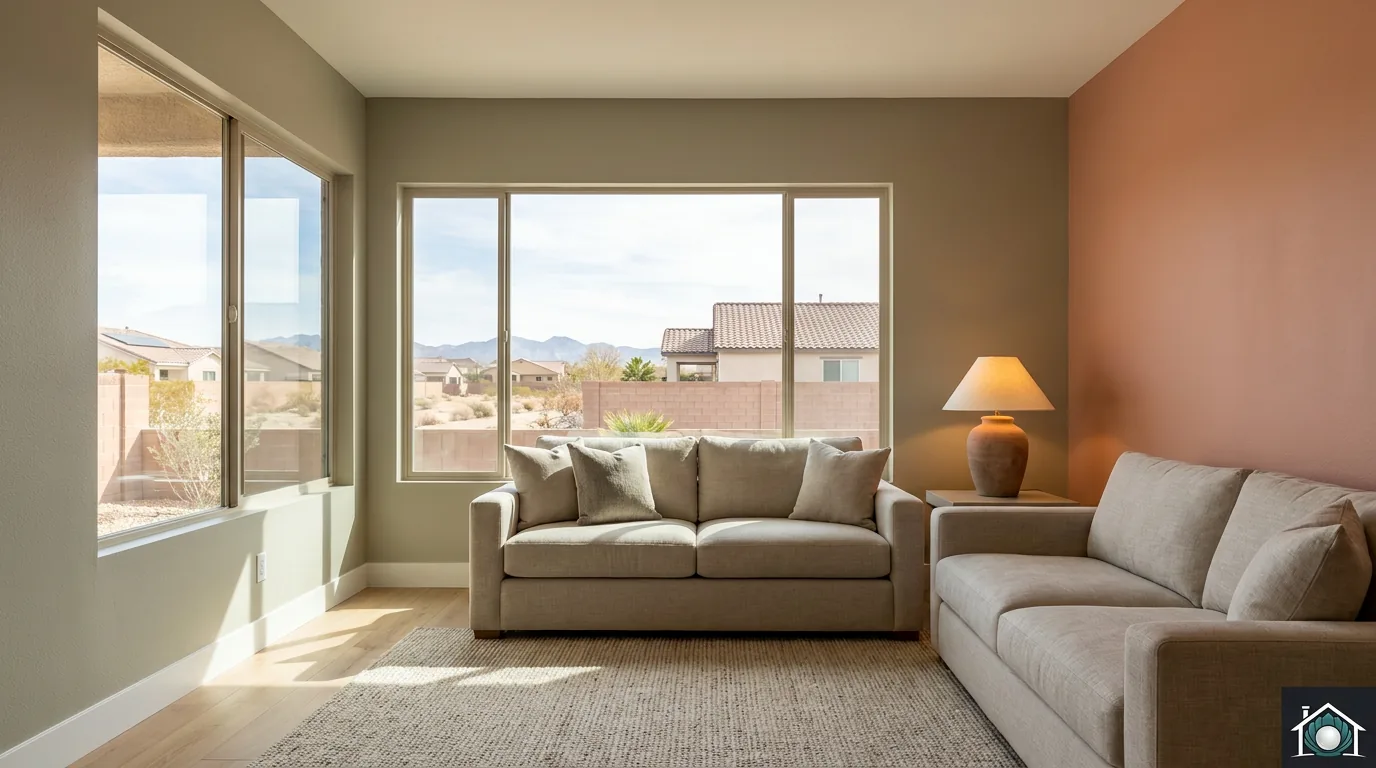 Best Interior Paint Colors for Green Valley Homes Facing the Desert Sun